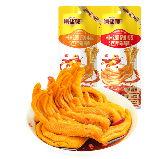 非遗剁椒泡鸭掌28克